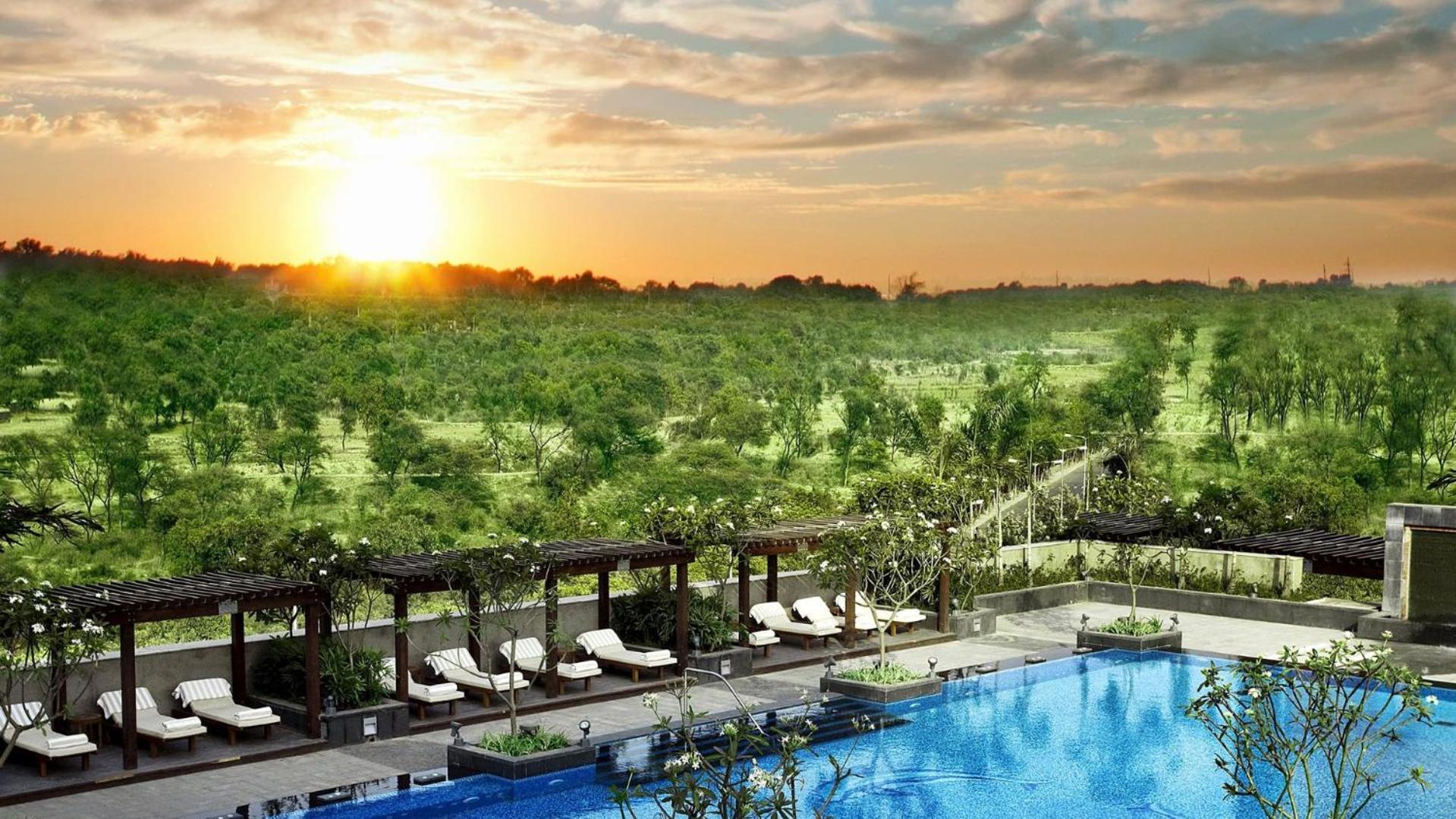 The Leela Ambience Gurugram Hotel & Residences - The Luxury Urban Sanctuary Gurgaon Eksteriør billede